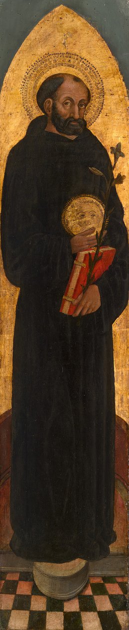 Saint Nicholas of Tolentino fra en augustinsk altertavle, 145075. av Unbekannt