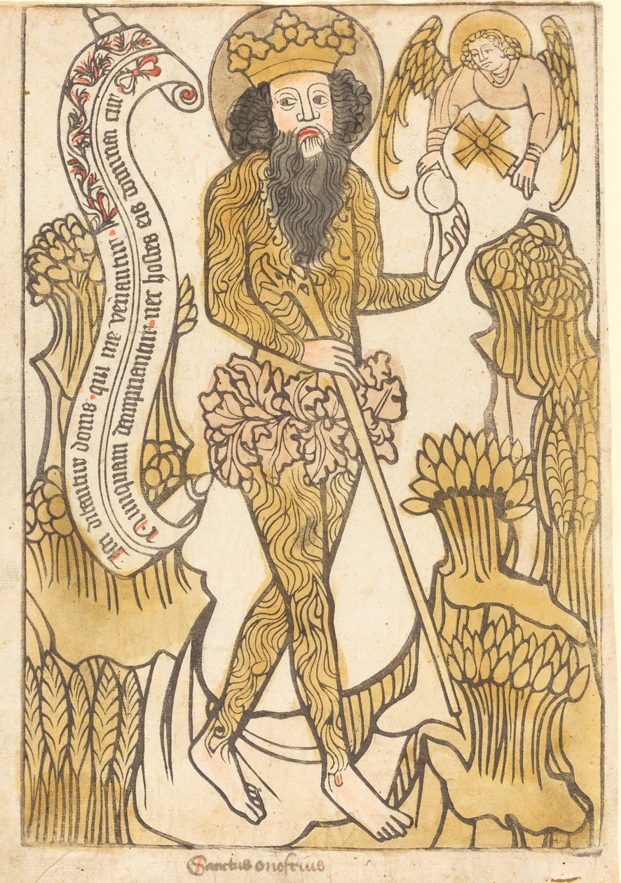 Saint Onuphrius, ca. 1450. av Unbekannt
