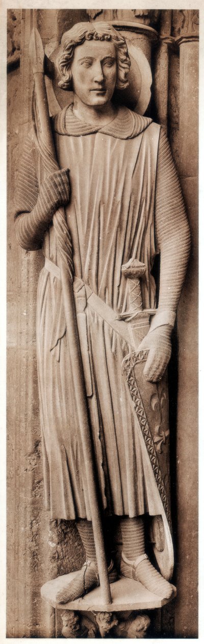 Saint Theodore, Cathedral of Chartres, Frankrike, 1200-tallet av Unbekannt