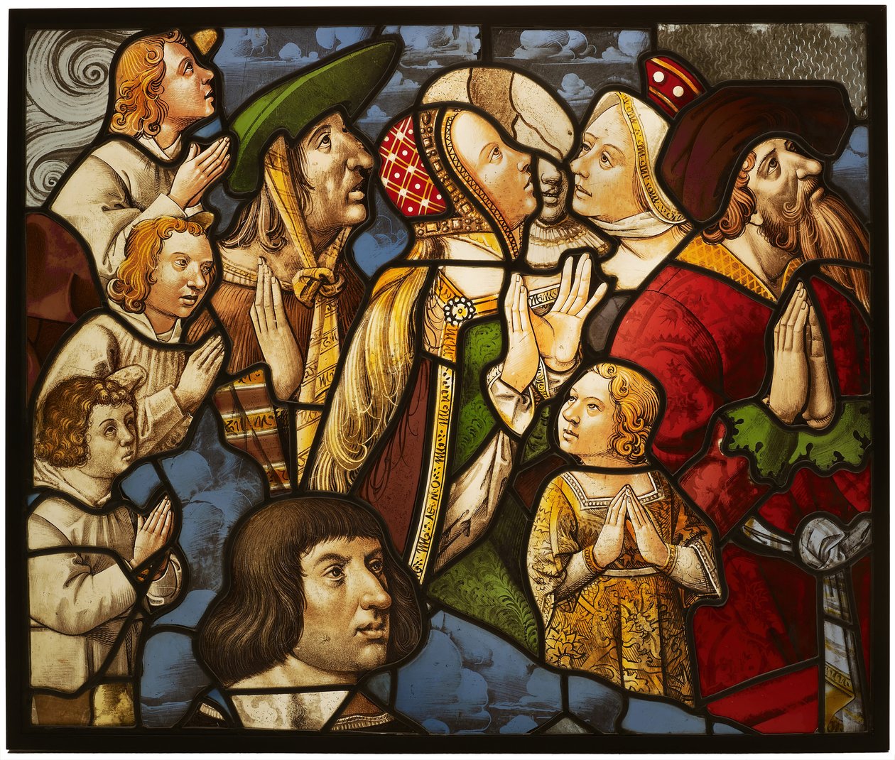 Hellige og tilbedere i tilbedelse, Frankrike, 151015. av Unbekannt