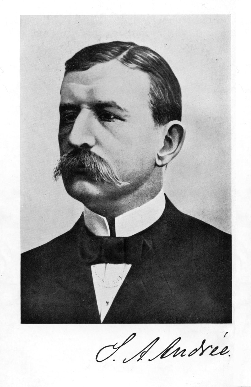 Salomon August Andree, svensk ingeniør og luftfartsnaut, 1931 av Unbekannt