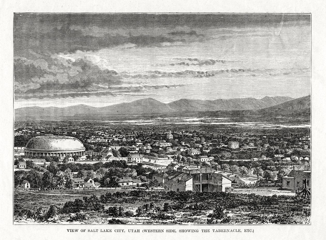 Salt Lake City, Utah, USA, 1877 av Unbekannt