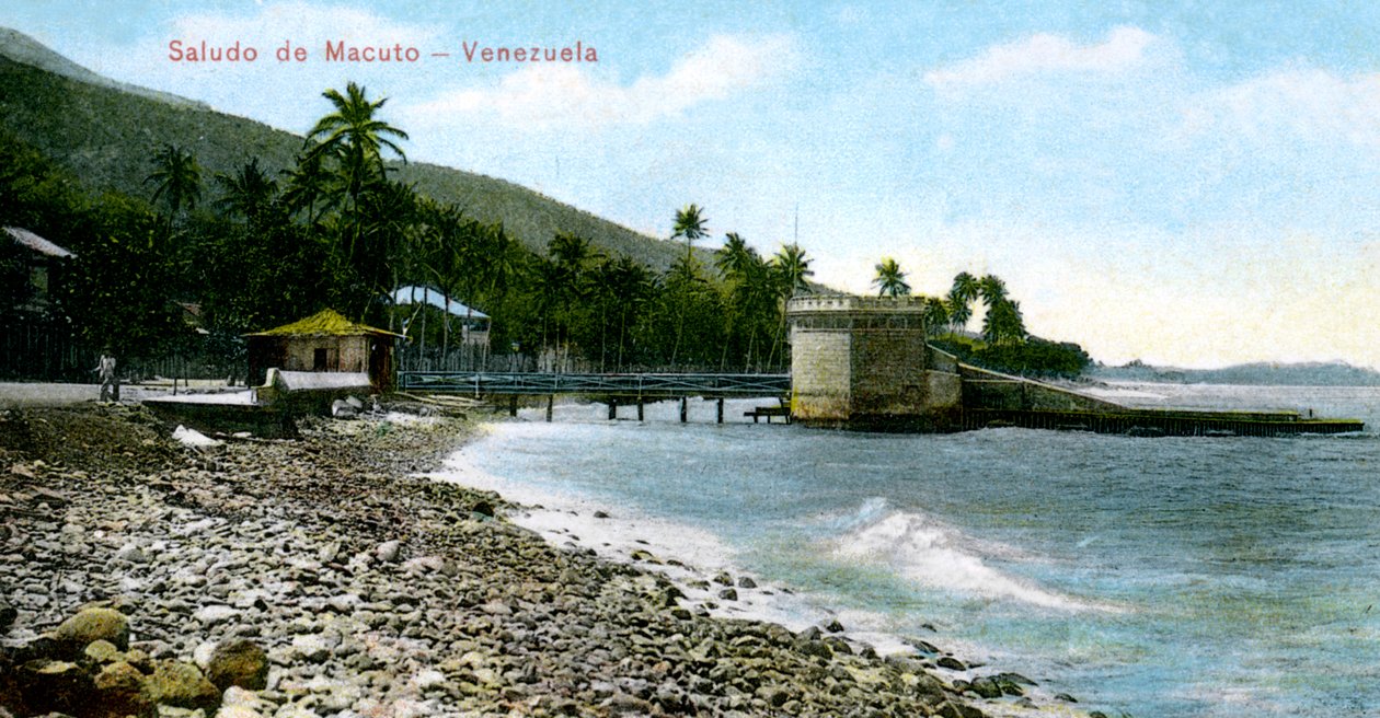 Hilsen fra Macuto, Venezuela, 1909 av Unbekannt