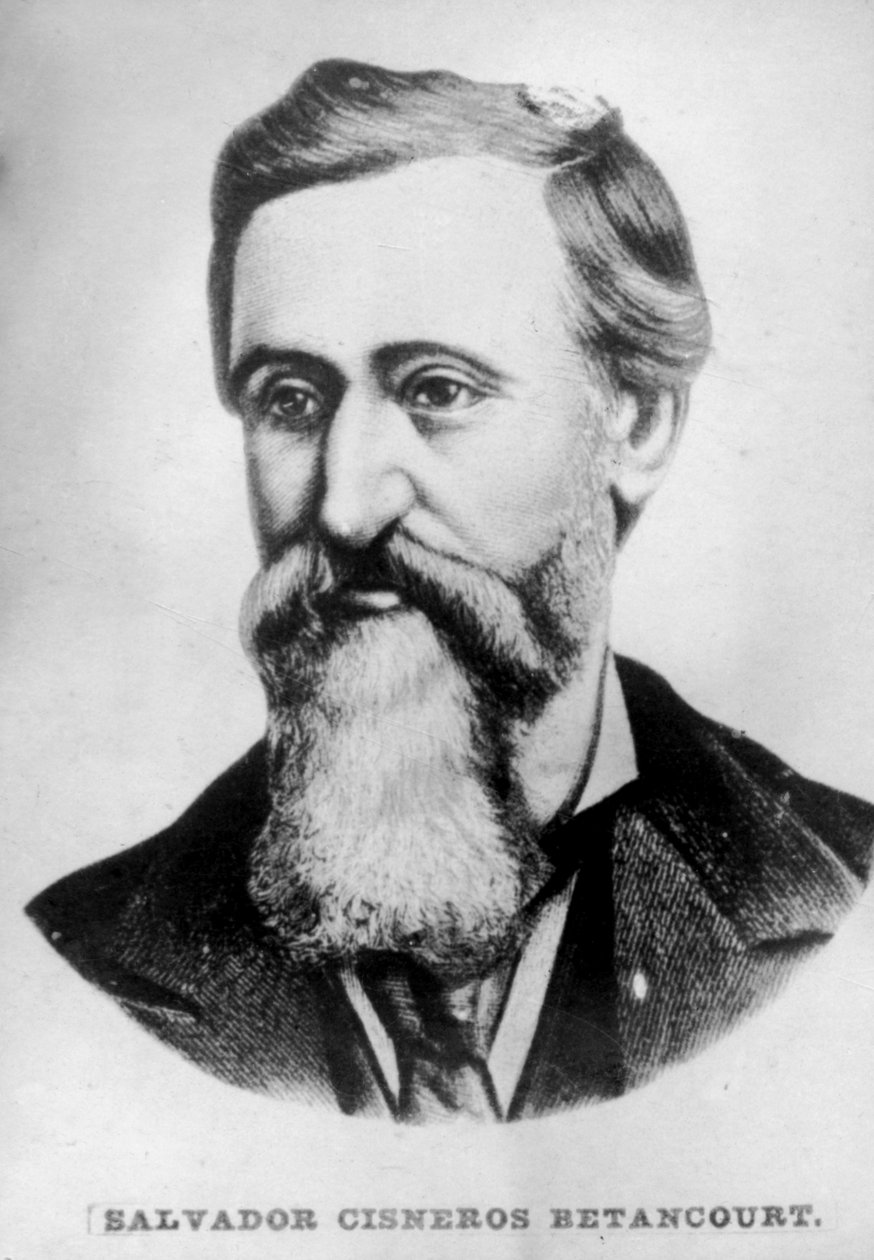 Salvador Cisneros Betancourt, markis av Santa Lucia 1828 - 1914, cubansk politiker, c1910 av Unbekannt