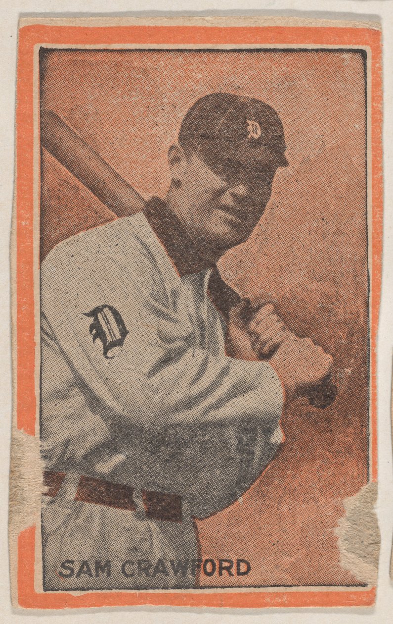 Sam Crawford, fra Baseball Players-settet W500 Orange Borders, 1910. av Unbekannt