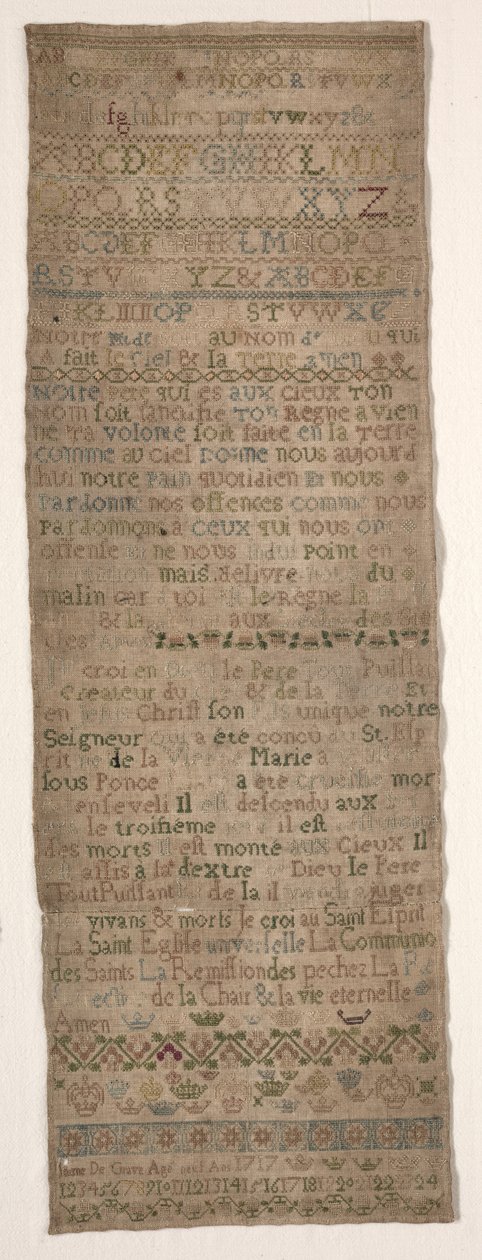 Prøvetaker, 1717. av Unbekannt