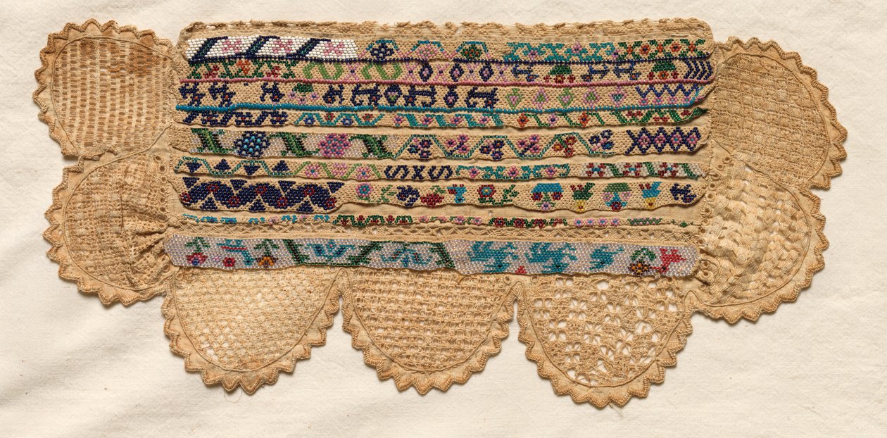 Sampler Fragment, 1800-tallet. av Unbekannt