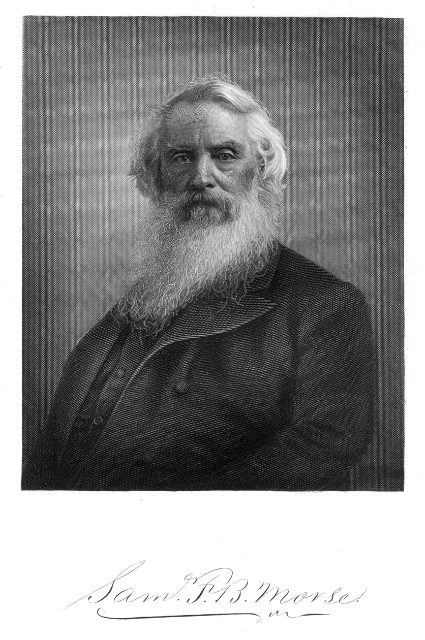 Samuel Finley Breese Morse , amerikansk kunstner og oppfinner, 1896 av Unbekannt