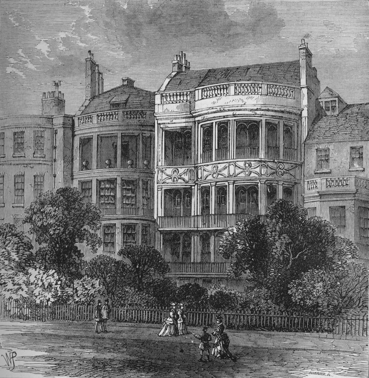 Samuel Rogers hus, Green Park front, Westminster, London, c1854 1878 av Unbekannt