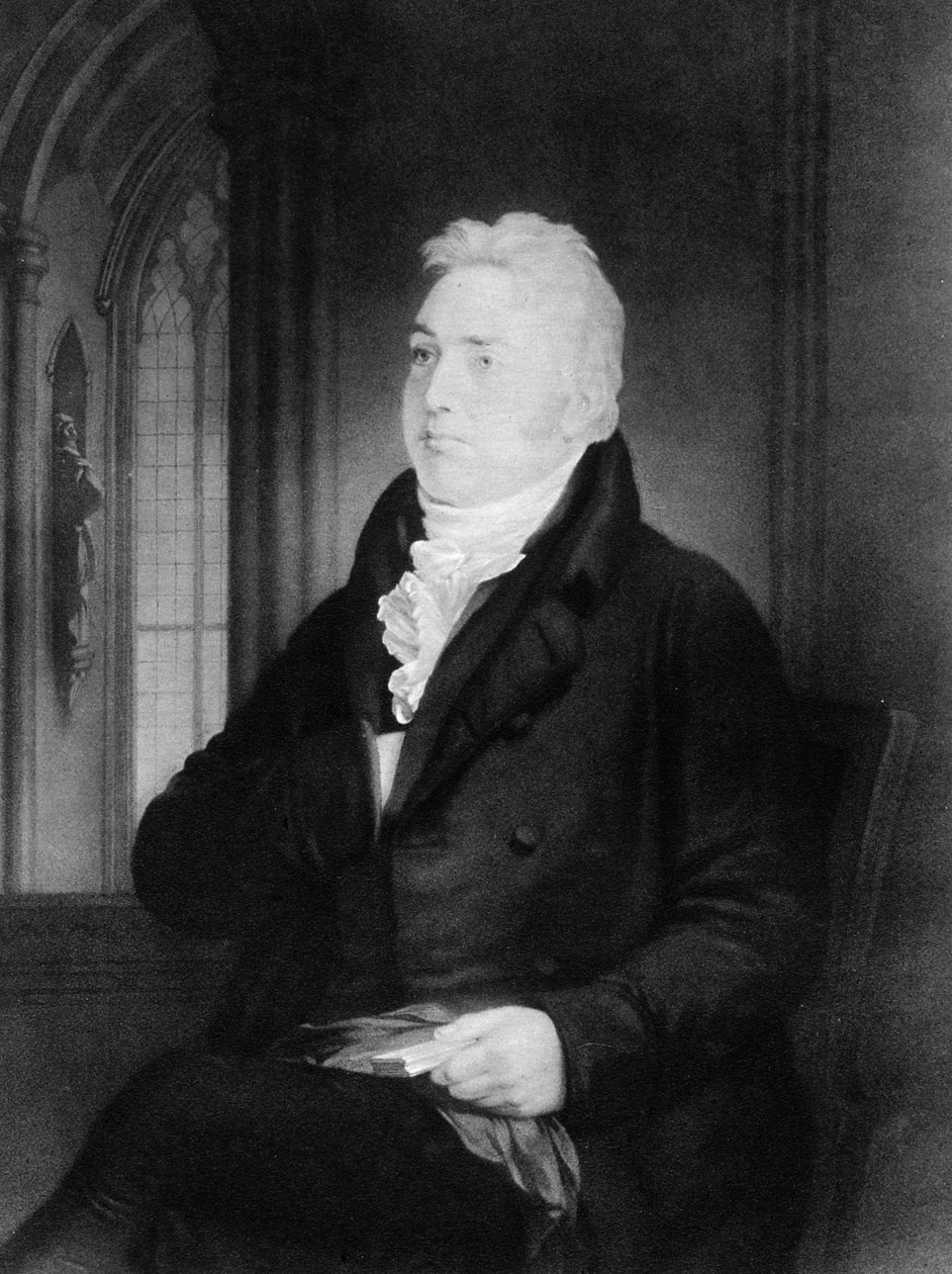 Samuel Taylor Coleridge , engelsk poet, kritiker og filosof, 1800-tallet av Unbekannt