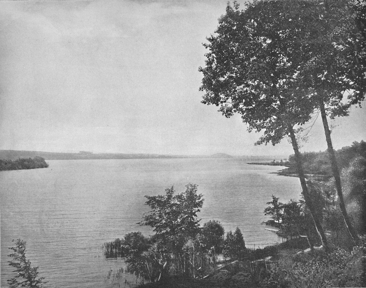 Saratoga Lake, Saratoga, N.Y., c1897. av Unbekannt