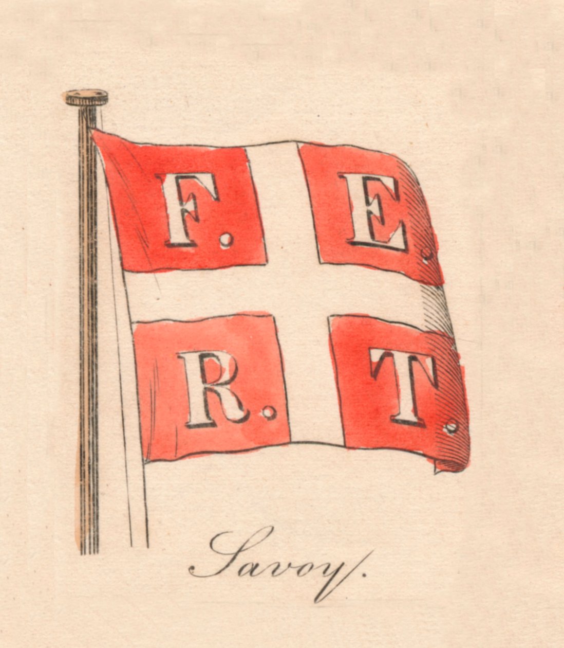 Savoy, 1838 av Unbekannt