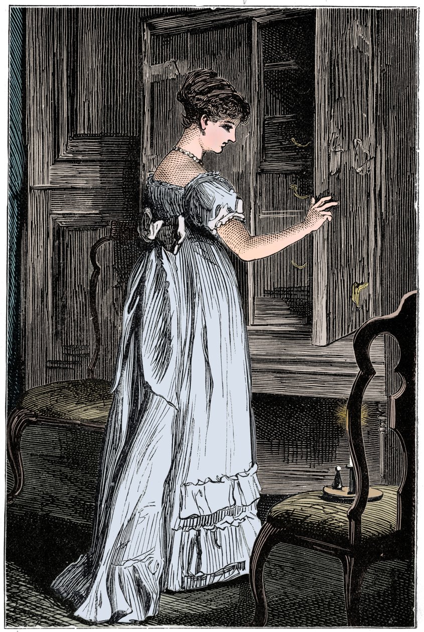 Scene fra Jane Austens Northanger Abbey av Unbekannt