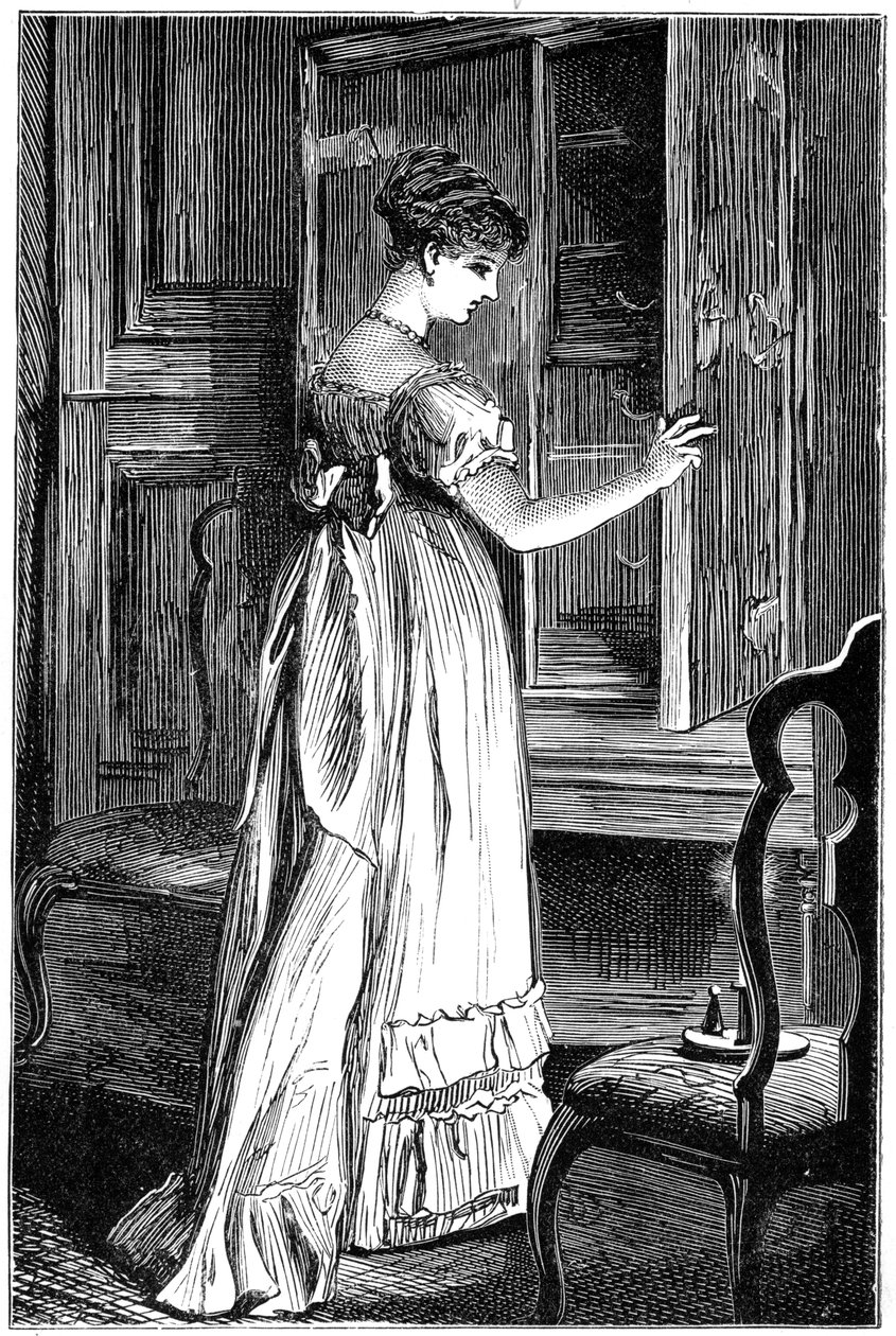 Scene fra Jane Austens Northanger Abbey av Unbekannt