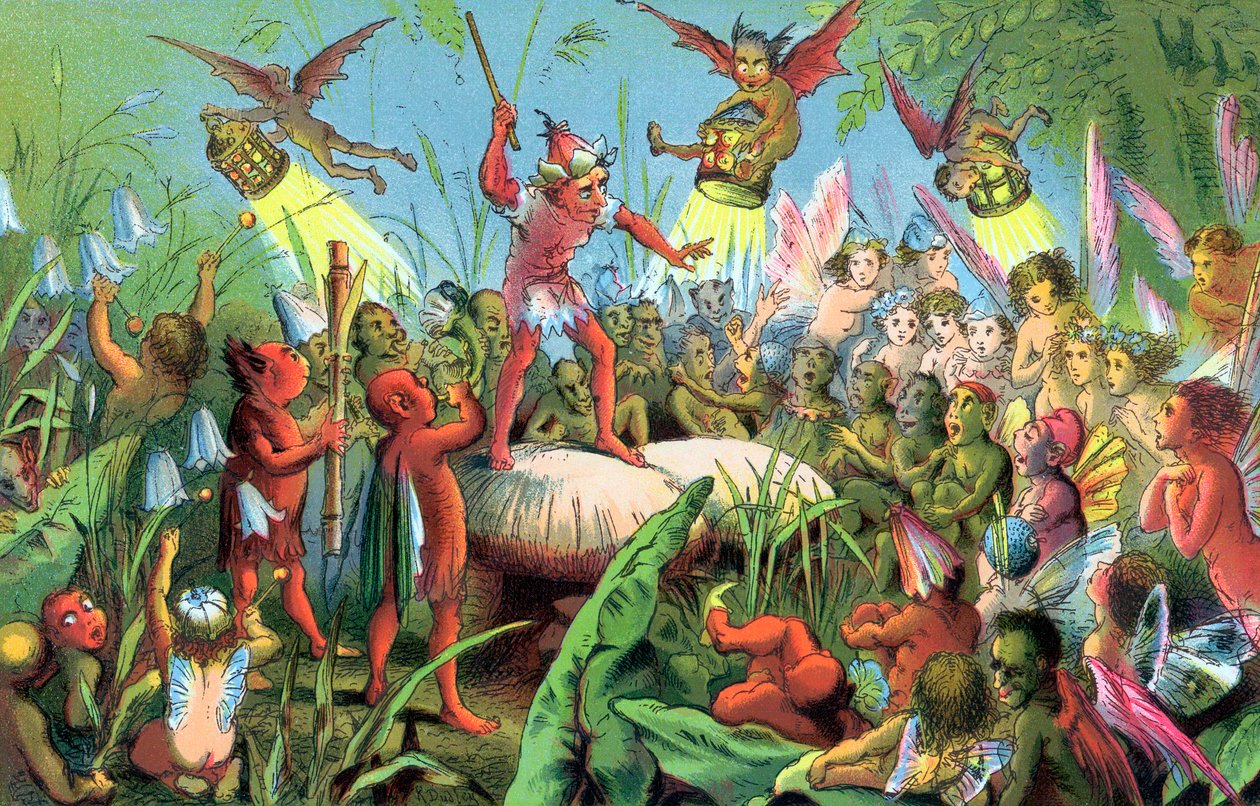 Scene fra Shakespeares A Midsummer Night
