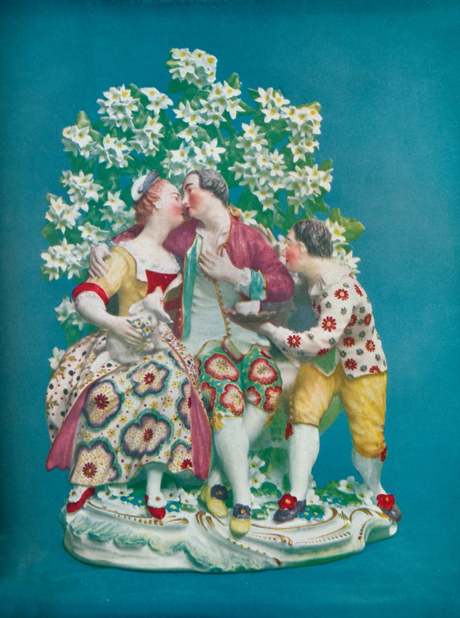 Scene fra den italienske komedien, c1770 av Unbekannt