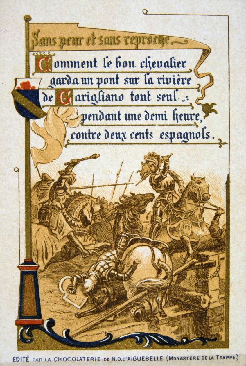 Scene fra livet til Bertrand du Guesclin, 1800-tallet av Unbekannt