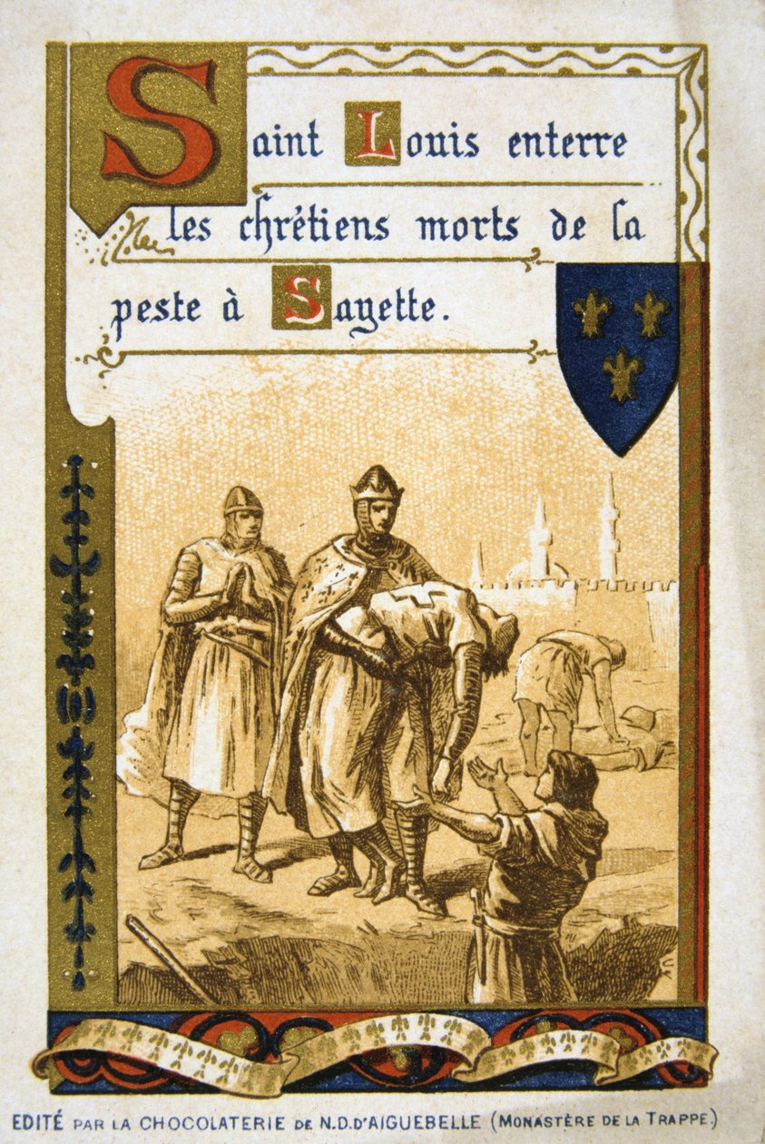 Scene fra livet til Bertrand du Guesclin, 1800-tallet av Unbekannt