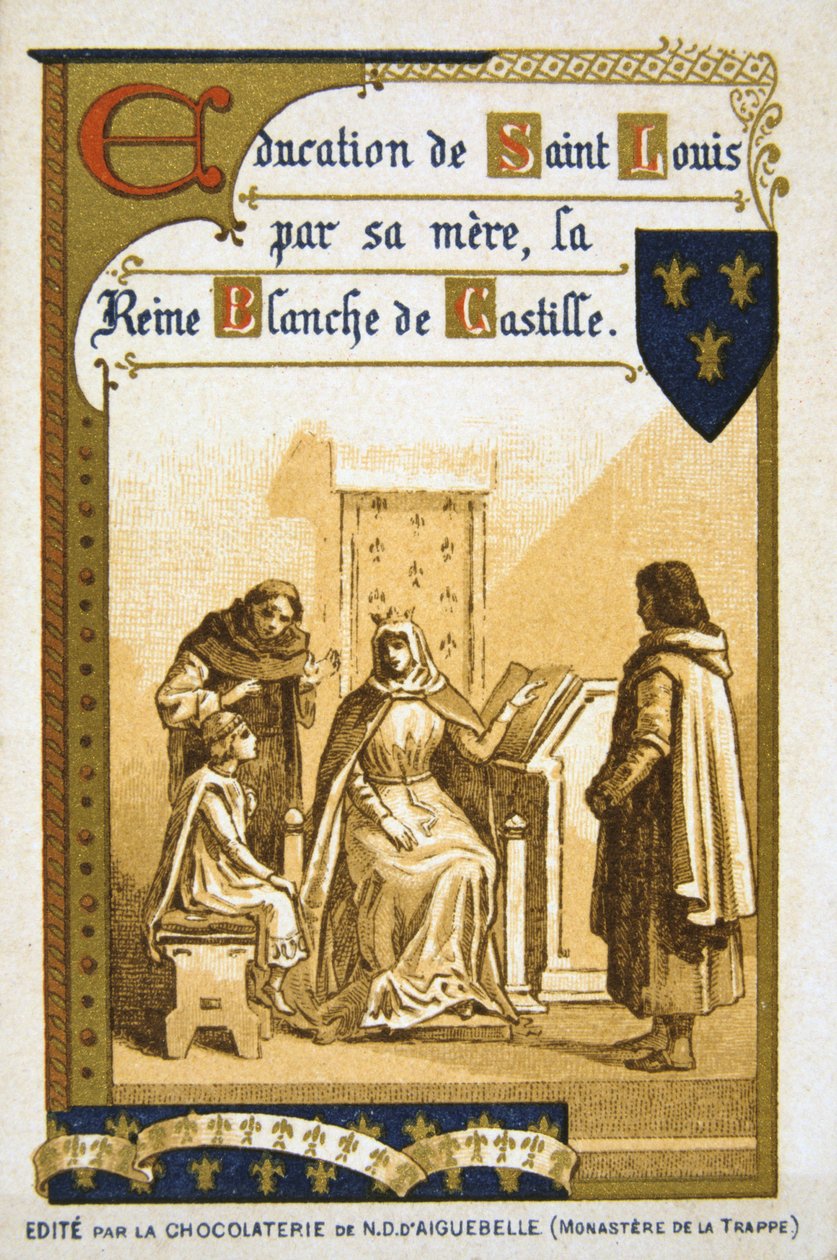 Scene fra livet til Bertrand du Guesclin, 1800-tallet av Unbekannt