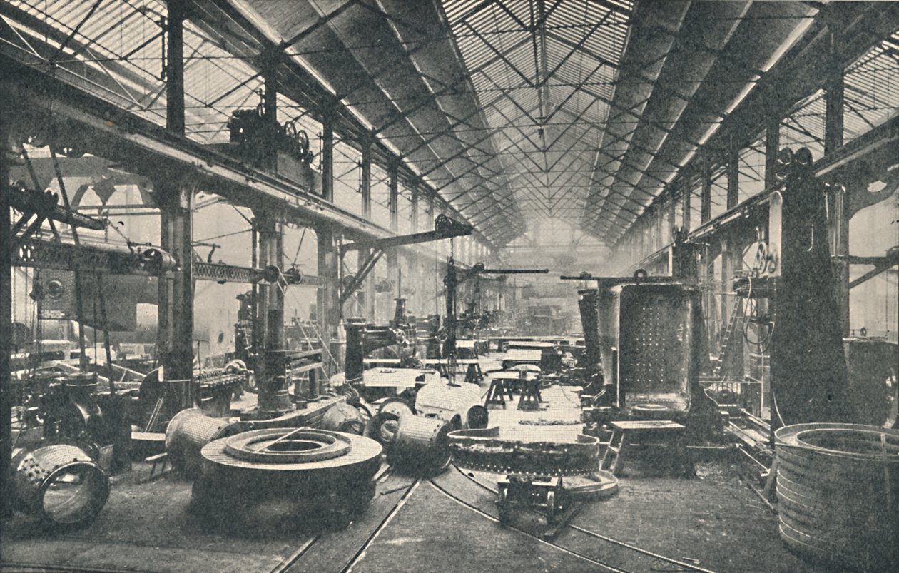 Scene i en kjelebutikk, c1917 av Unbekannt