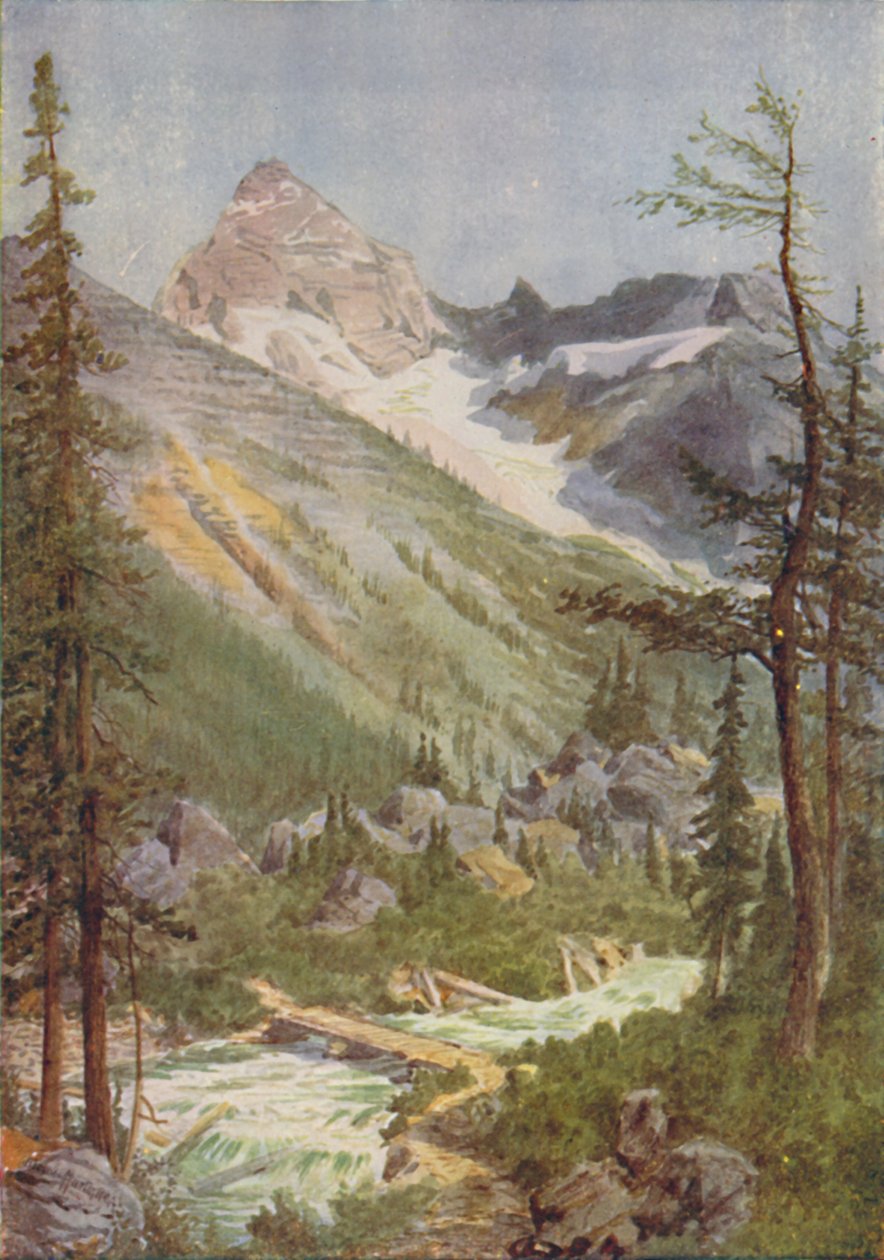 Scene i Rocky Mountains, 1924 av Unbekannt