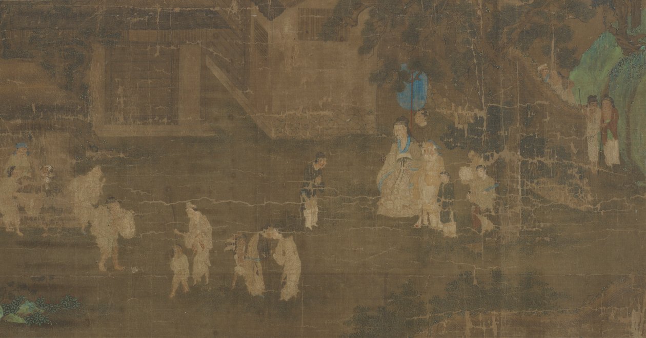 Scener fra The Lives of Famous Men del 1, Ming-dynastiet, 1500-1600-tallet. av Unbekannt