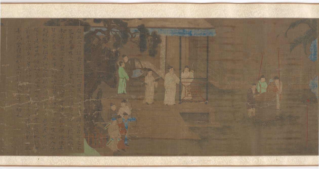 Scener fra The Lives of Famous Men del 2, Ming-dynastiet, 1500-1600-tallet. av Unbekannt