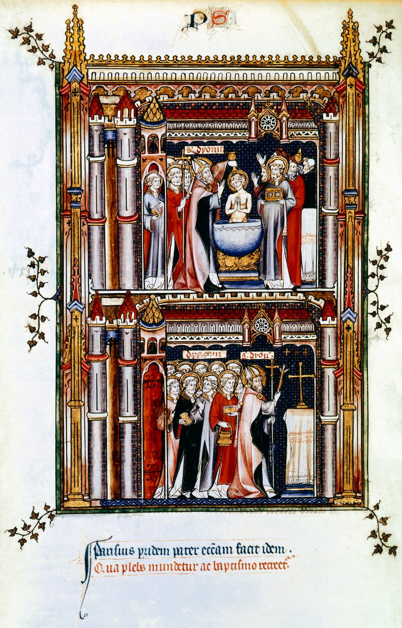 Scener fra livet til St Denis, Frankrikes skytshelgen, 3. århundre 1300-tallet av Unbekannt