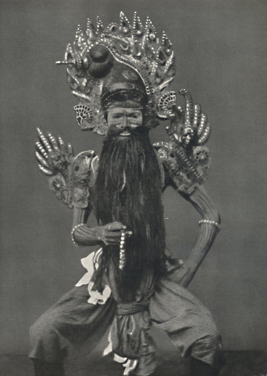 Skuespiller som Guruswamin, den åndelige sjefslæreren, 1926 av Unbekannt