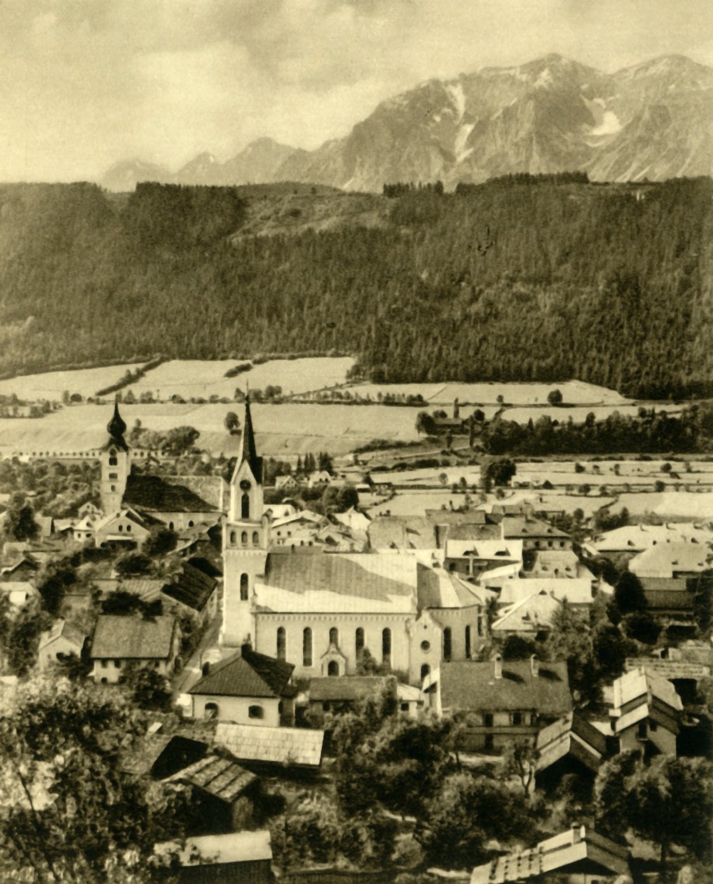 Schladming, Steiermark, Østerrike, c1935. av Unbekannt