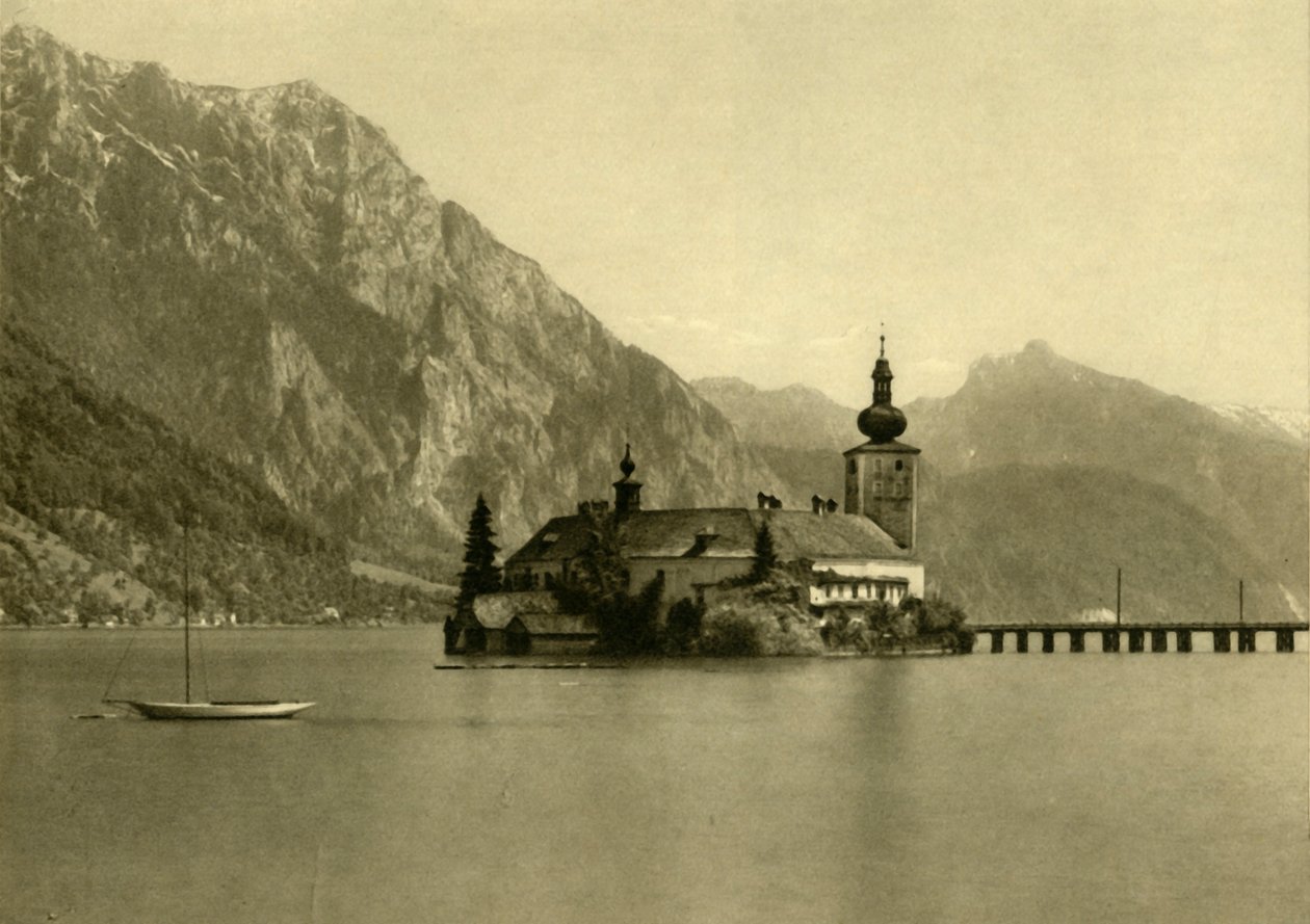 Ort slott, Traunsee, Øvre Østerrike, c1935. av Unbekannt