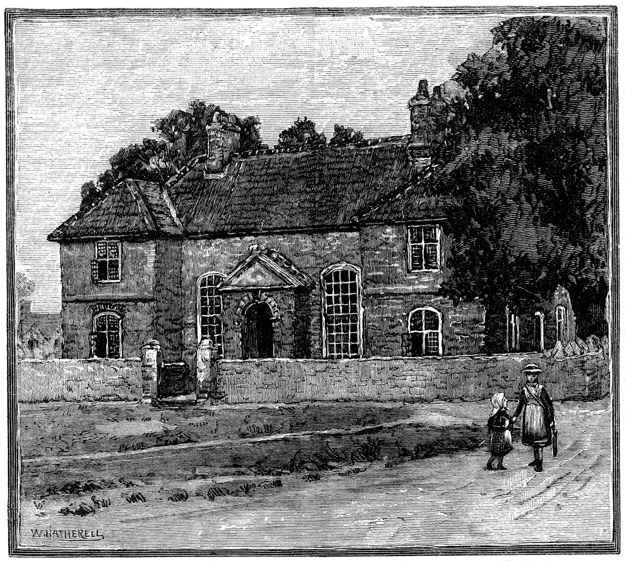 School House, Fishponds, Bristol, c1880 av Unbekannt