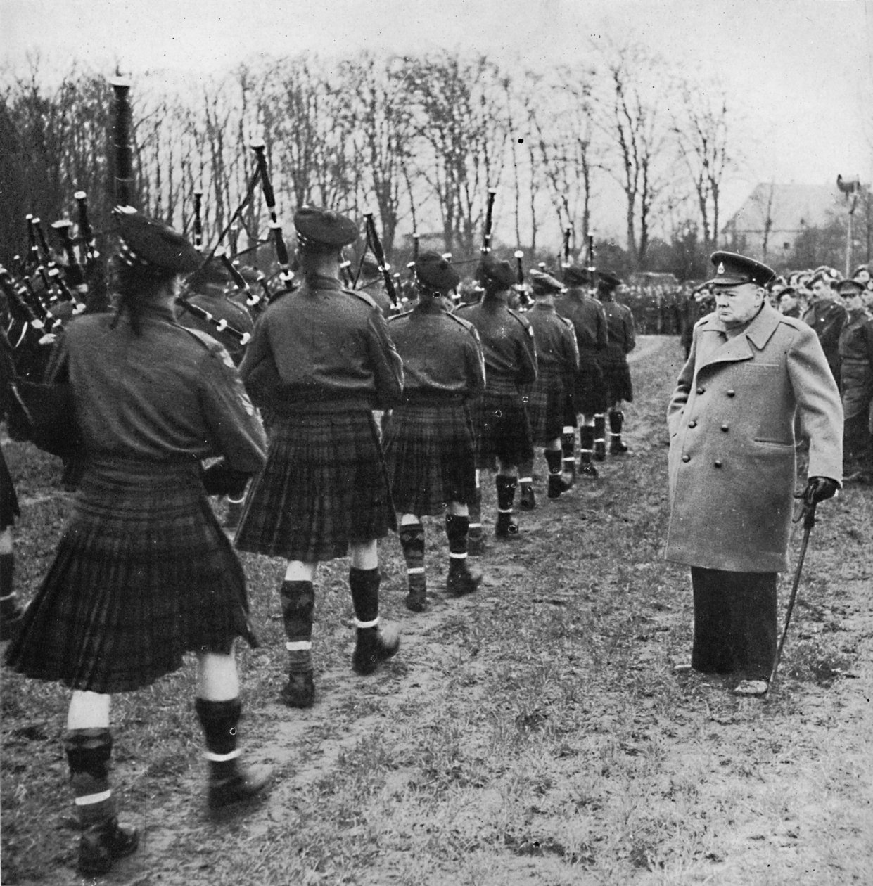 Scotties-parade på tysk jord, 1945 av Unbekannt