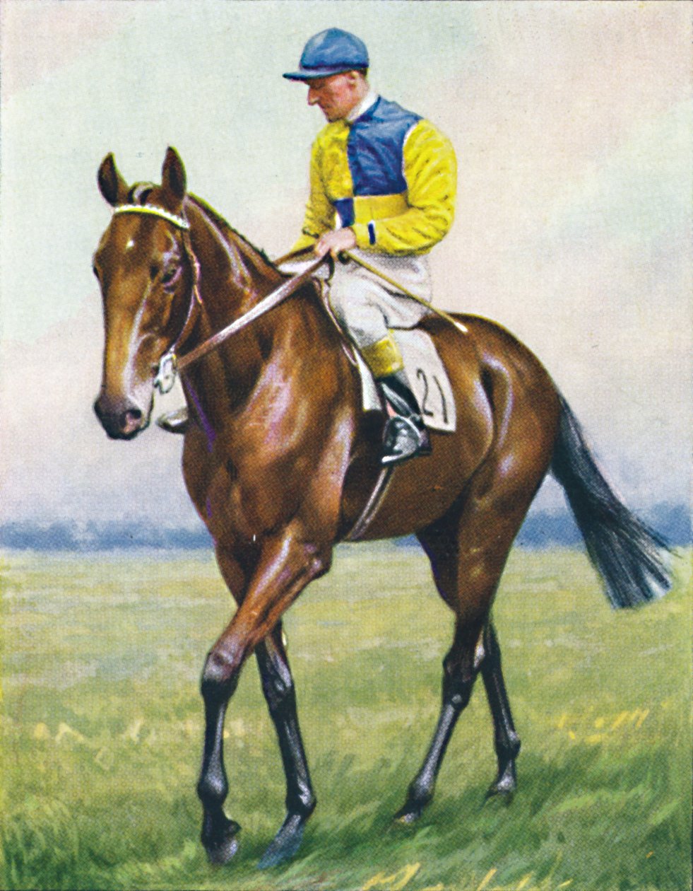 Scottish Union, Jockey: B. Carslake, 1939. av Unbekannt