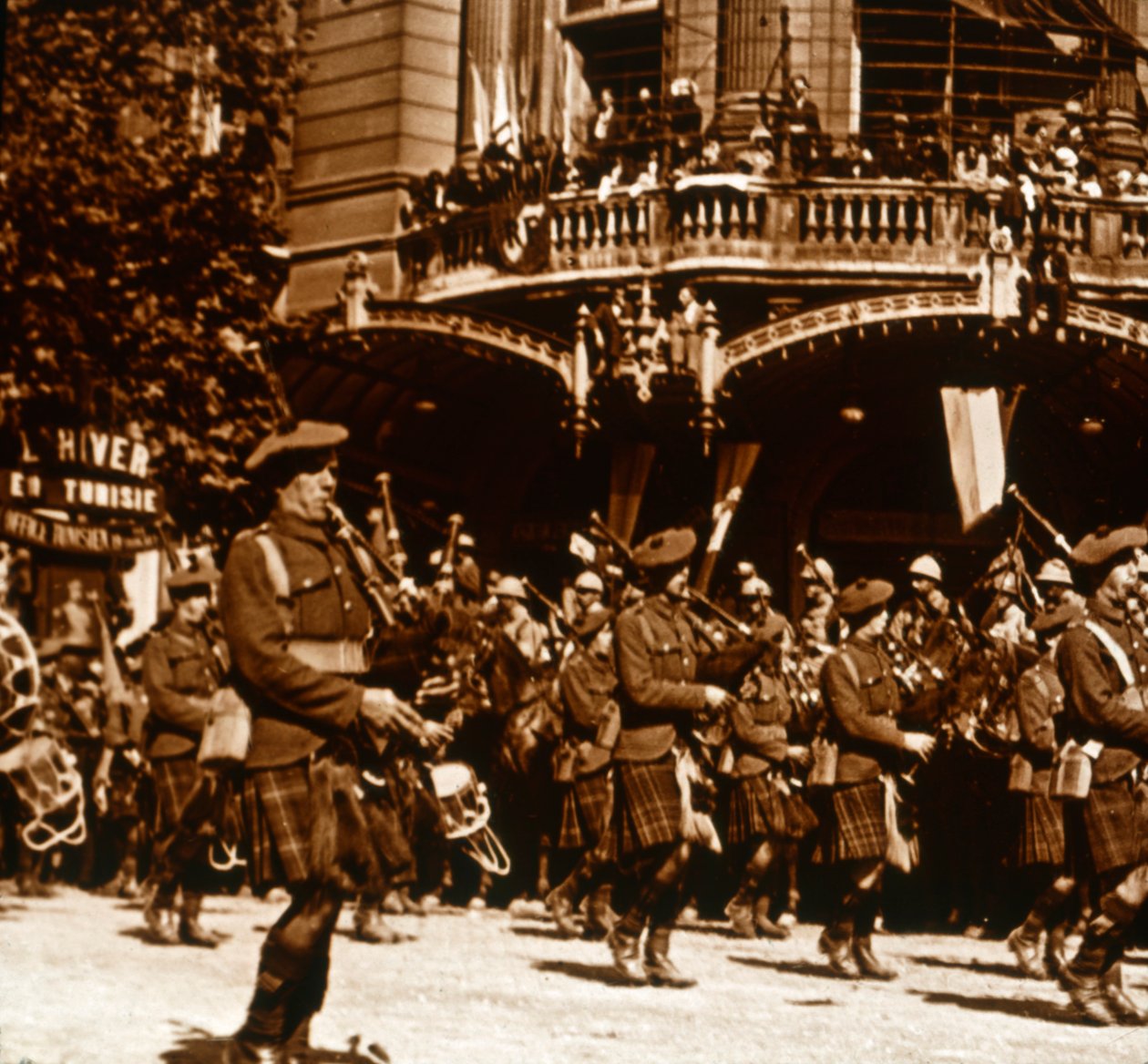 Skotske soldater, 14. juli 1919 av Unbekannt