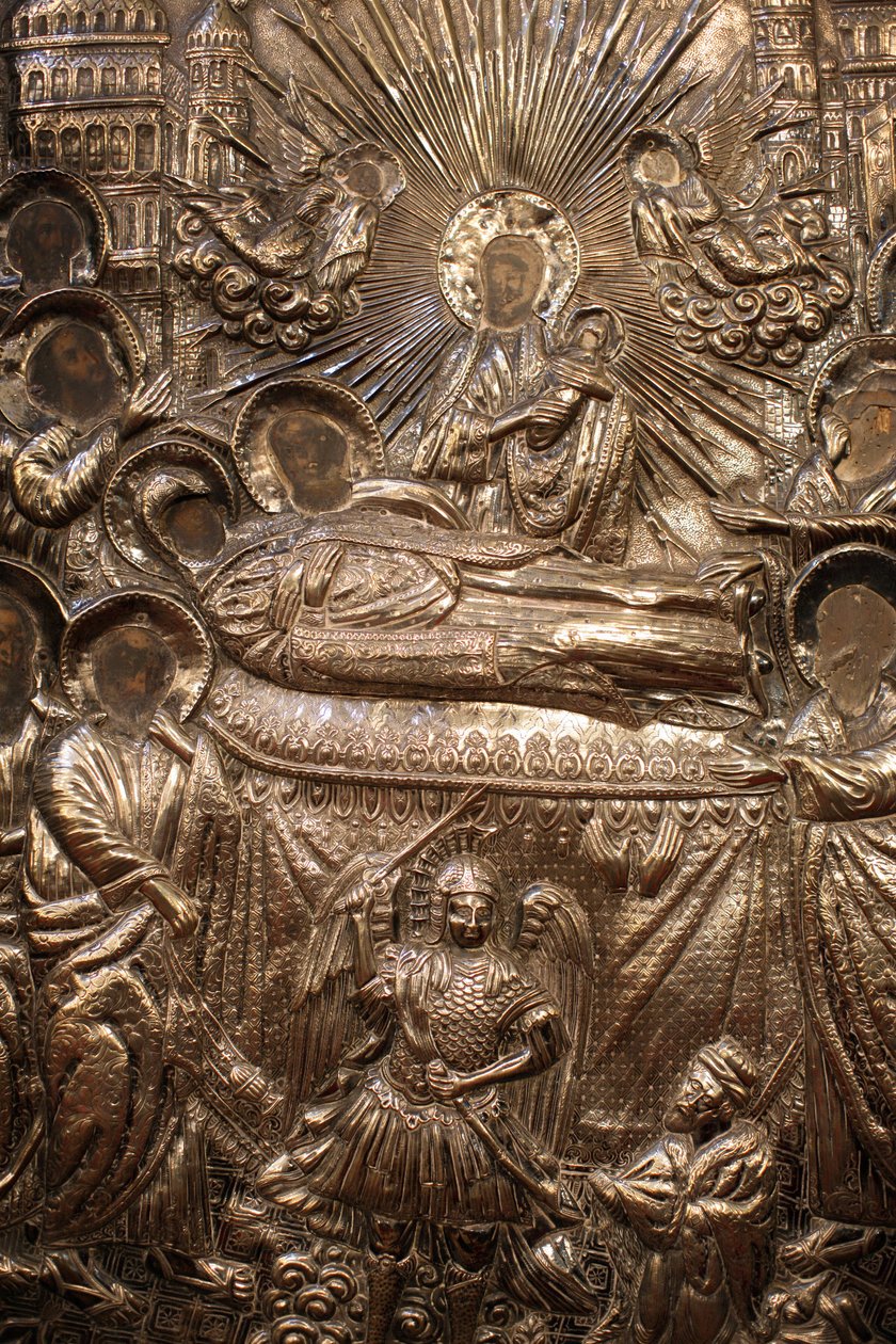 Skulpturdetalj i Saint Mary of the Mongols
