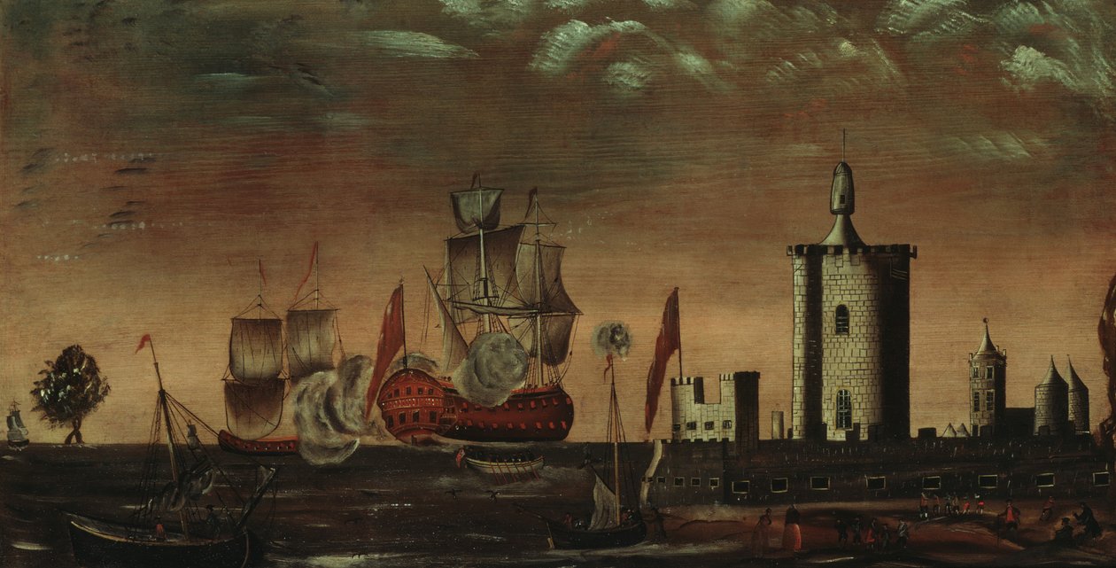 Seascape Fantasy, 1770-1800. av Unbekannt