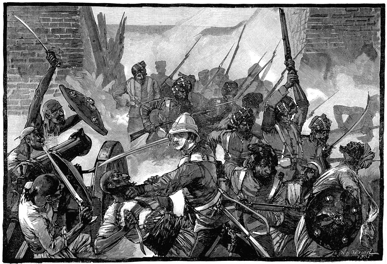 Andre anglo-afghanske krig 1878-1880, c1885 av Unbekannt