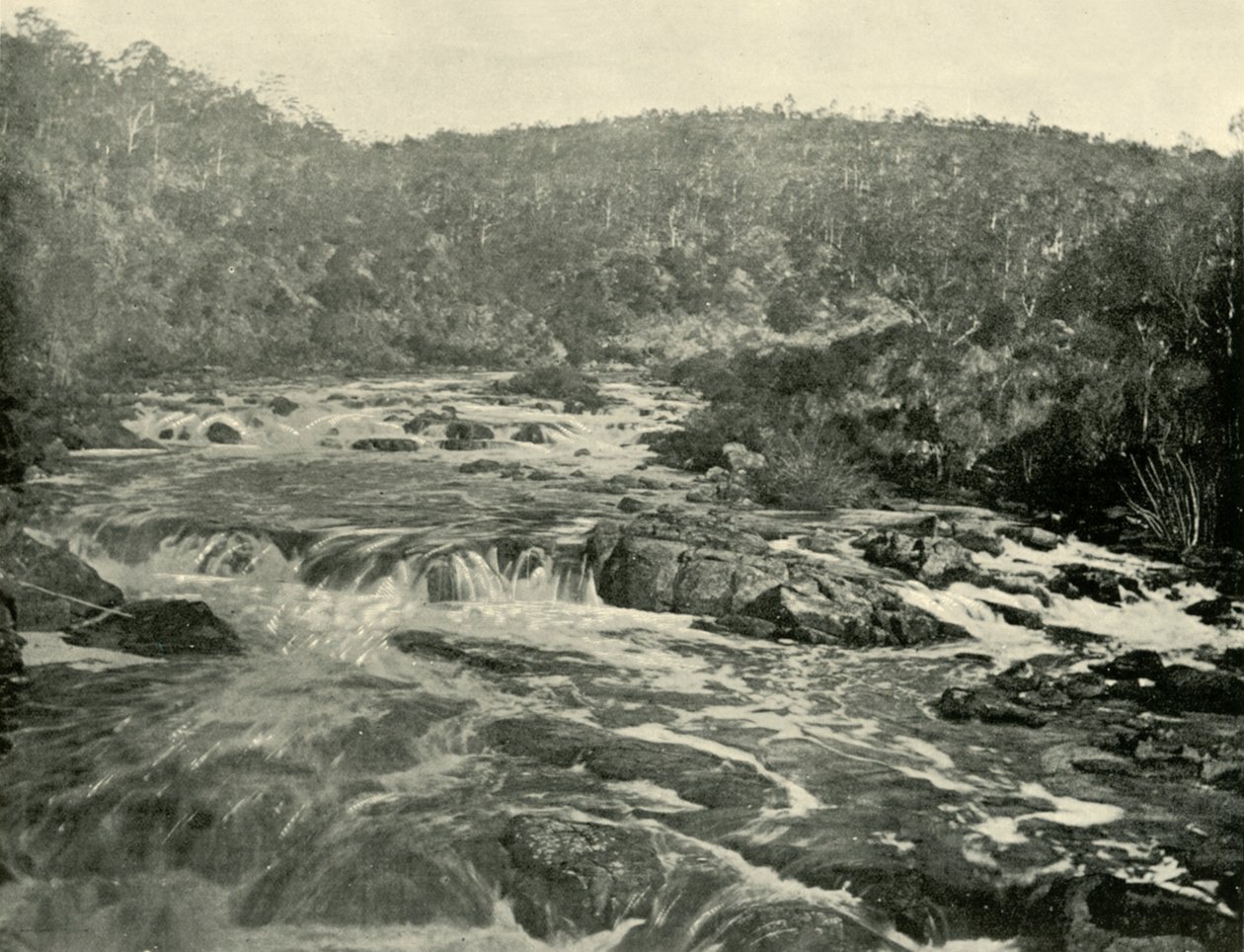 Second Basin, South Esk River, 1901. av Unbekannt