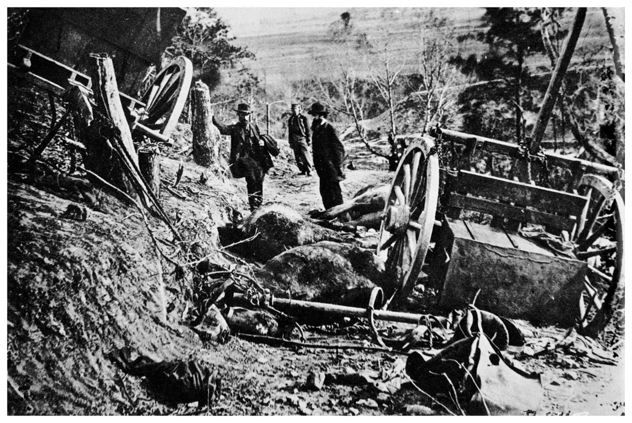 Andre slaget ved Fredericksburg, amerikansk borgerkrig, 1863 1955 av Unbekannt