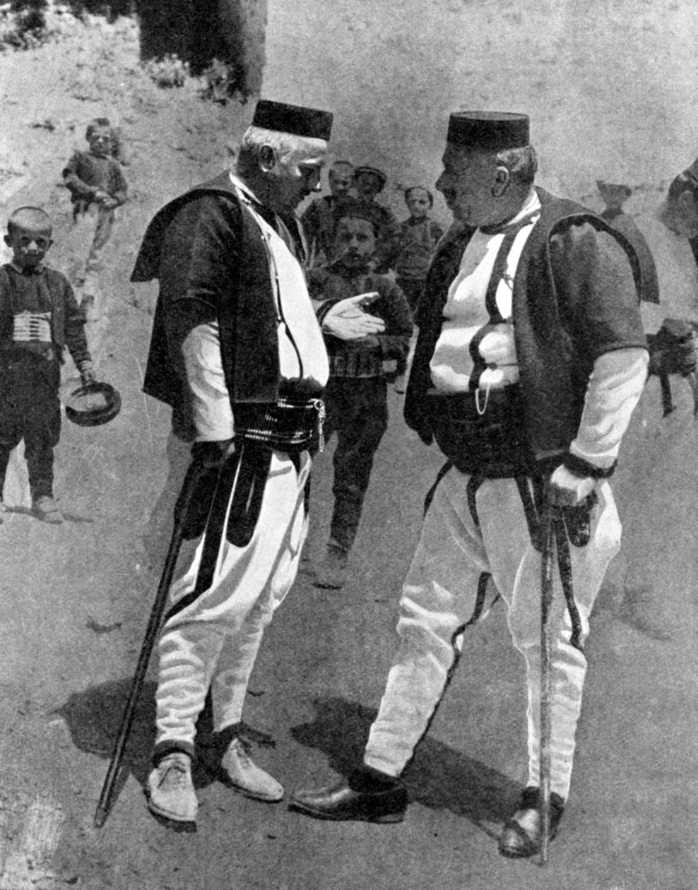 Serbiske bønder, 1936 av Unbekannt