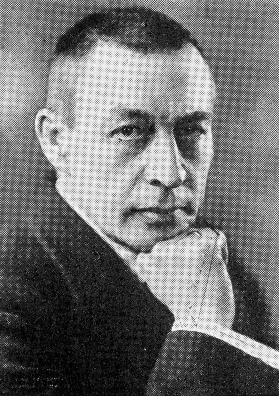 Sergei Rachmaninoff 1873–1943, russisk-amerikansk komponist, pianist og dirigent av Unbekannt