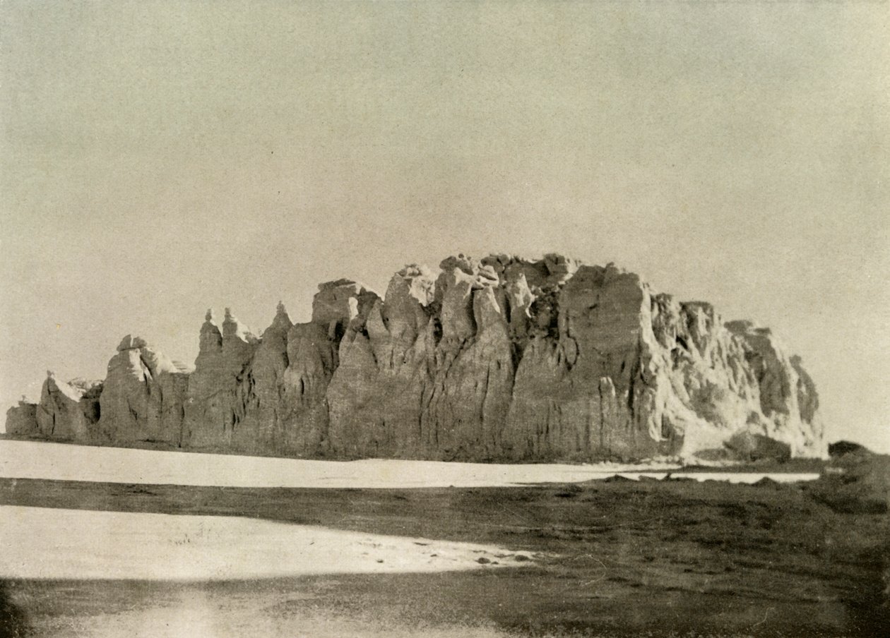 Serrated Edge of Glacier sør for Cape Borne, Ross Island, c1908, 1909. av Unbekannt