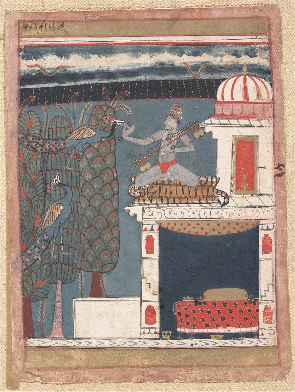 Setmalar Ragini: Folio fra en ragamala-serie Garland of Musical Modes, ca. 1630-40. av Unbekannt