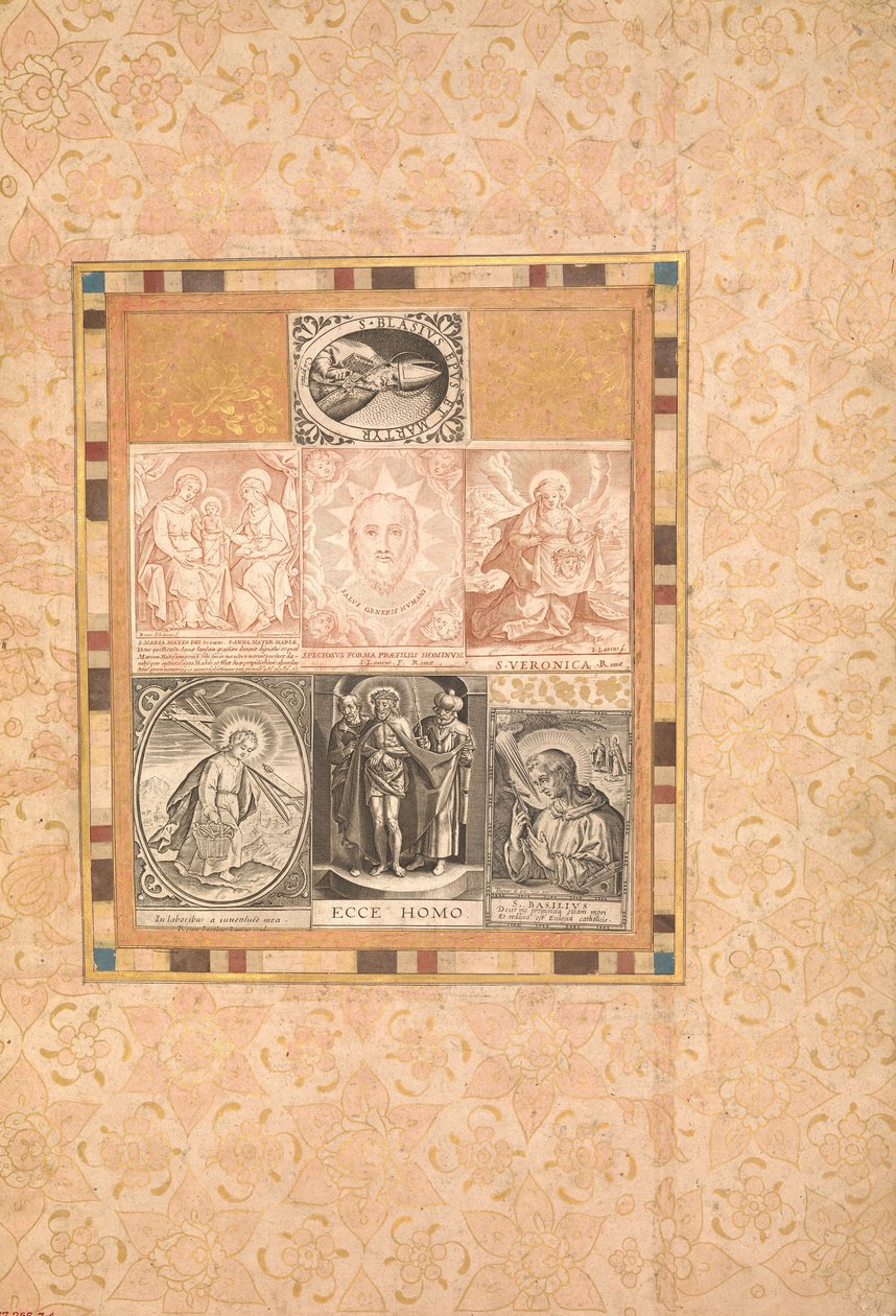 Syv andaktsscener, folio fra Bellini-albumet, ca. 1600. av Unbekannt