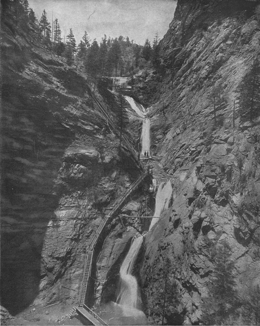 Seven Falls, Cheyenne Canyon, Colorado, USA, c1900. av Unbekannt