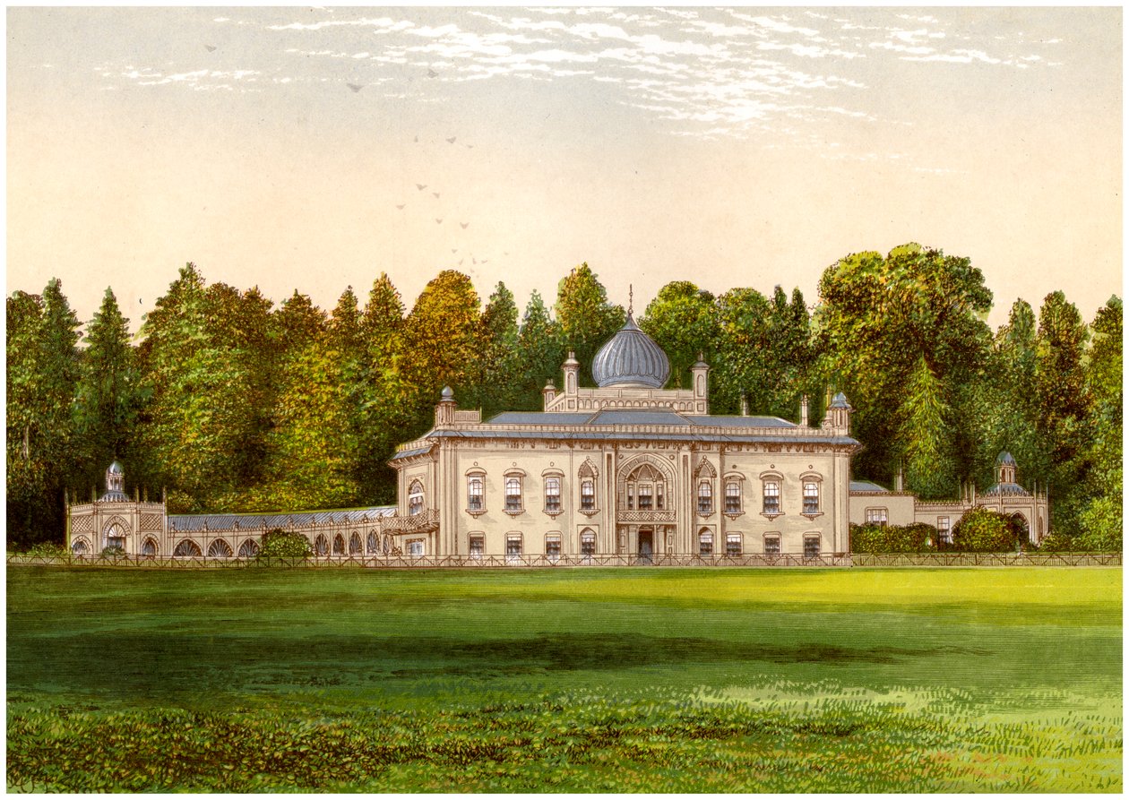 Sezincote, Gloucestershire, hjemmet til Baronet Rushout, c1880 av Unbekannt
