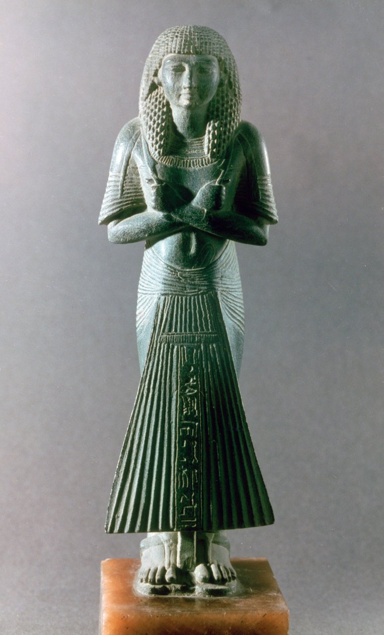 Shabti eller Ushabti, en begravelsesfigur, Egypt, 18. dynasti av Unbekannt