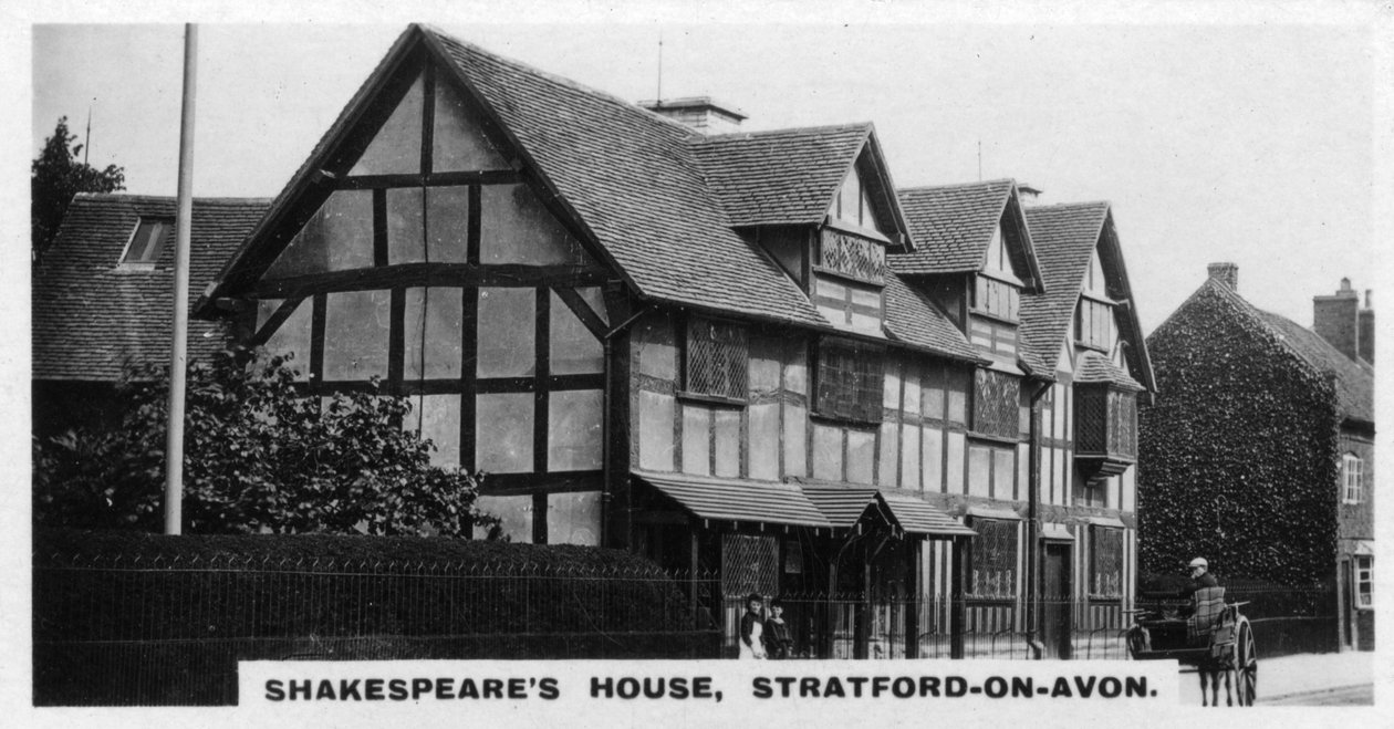 Shakespeares hus, Stratford-on-Avon, Warwickshire, ca 1920-tallet av Unbekannt