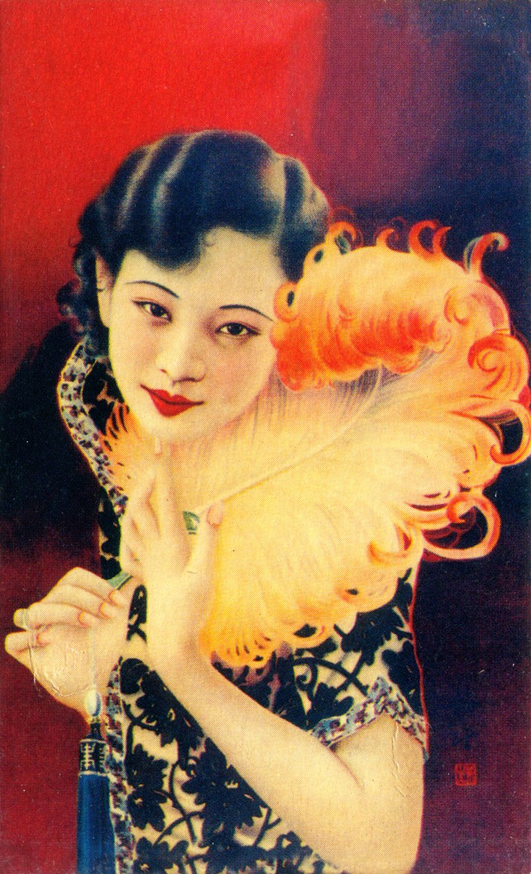 Shanghai reklameplakat, c1930-tallet av Unbekannt